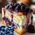Blueberry Cheesecake Donut Cake